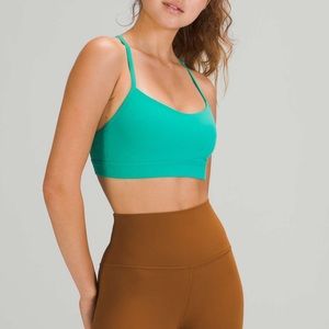 Lululemon Flow Y Bra in Maldives Green